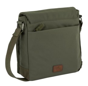 CAMEL ACTIVE CITY flap bag M top zip khaki